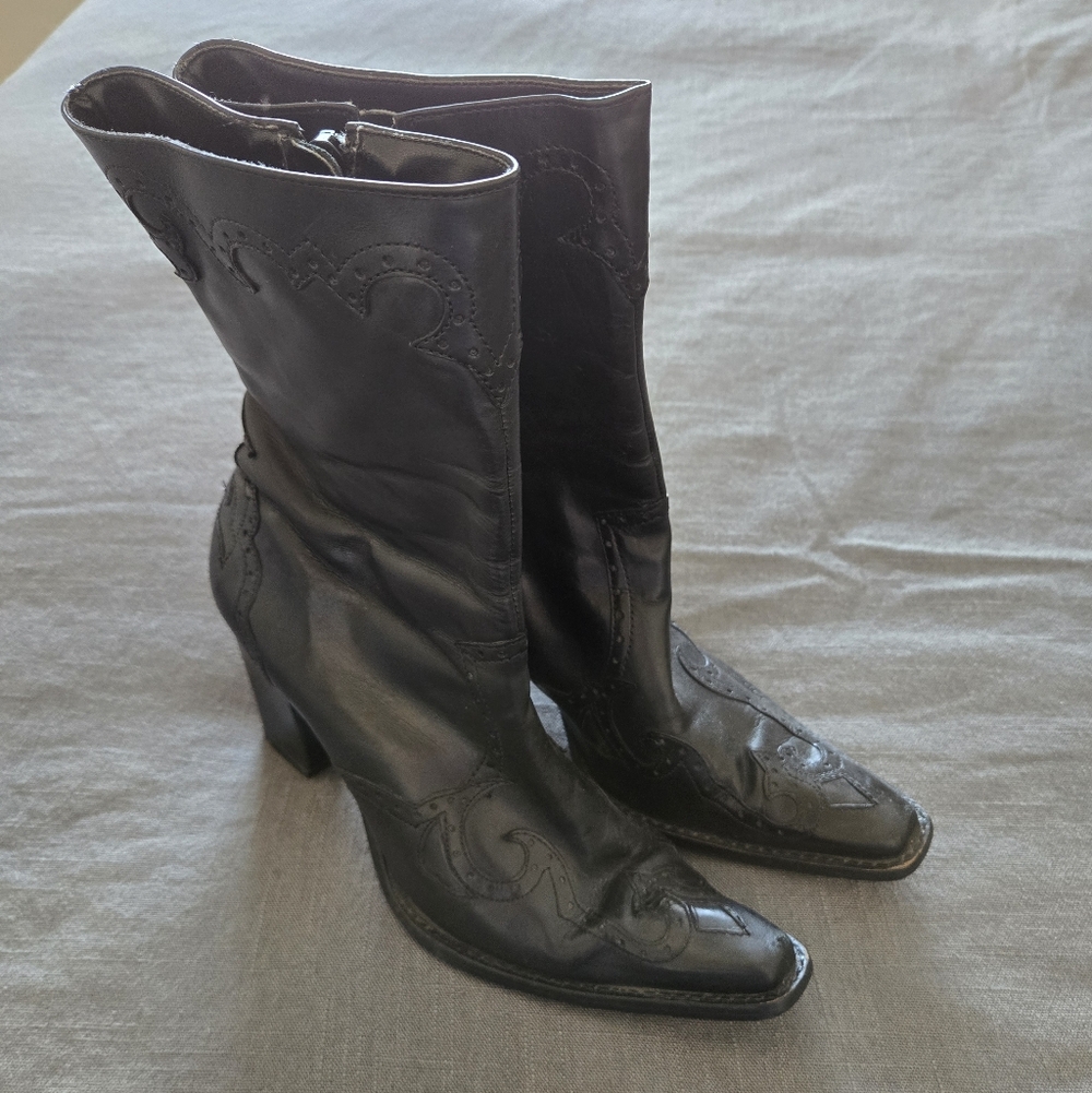 Antonio Melani Genuine Leather Boots